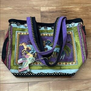 Artistic Women's Tote Bag with Animal Design